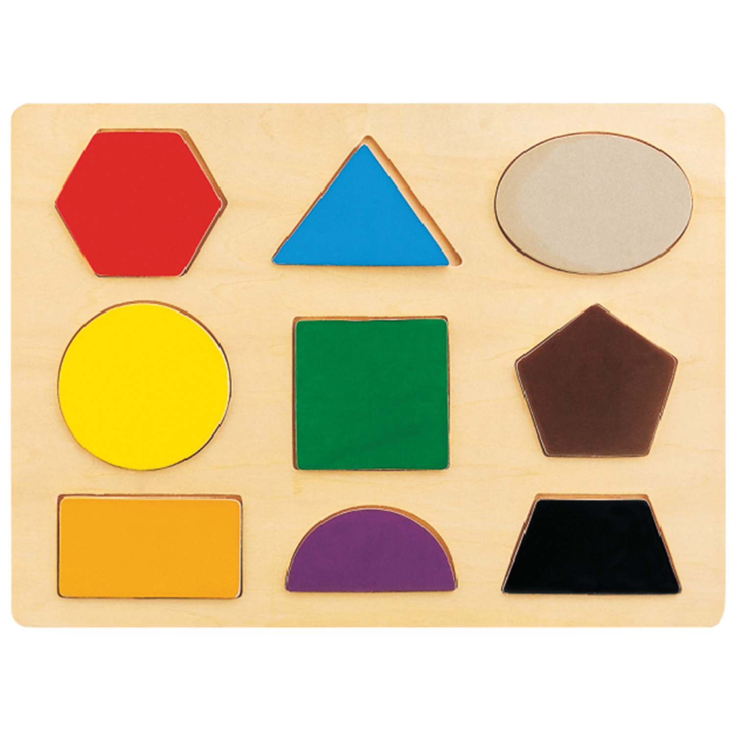 9 shapes chunky puzzle -  