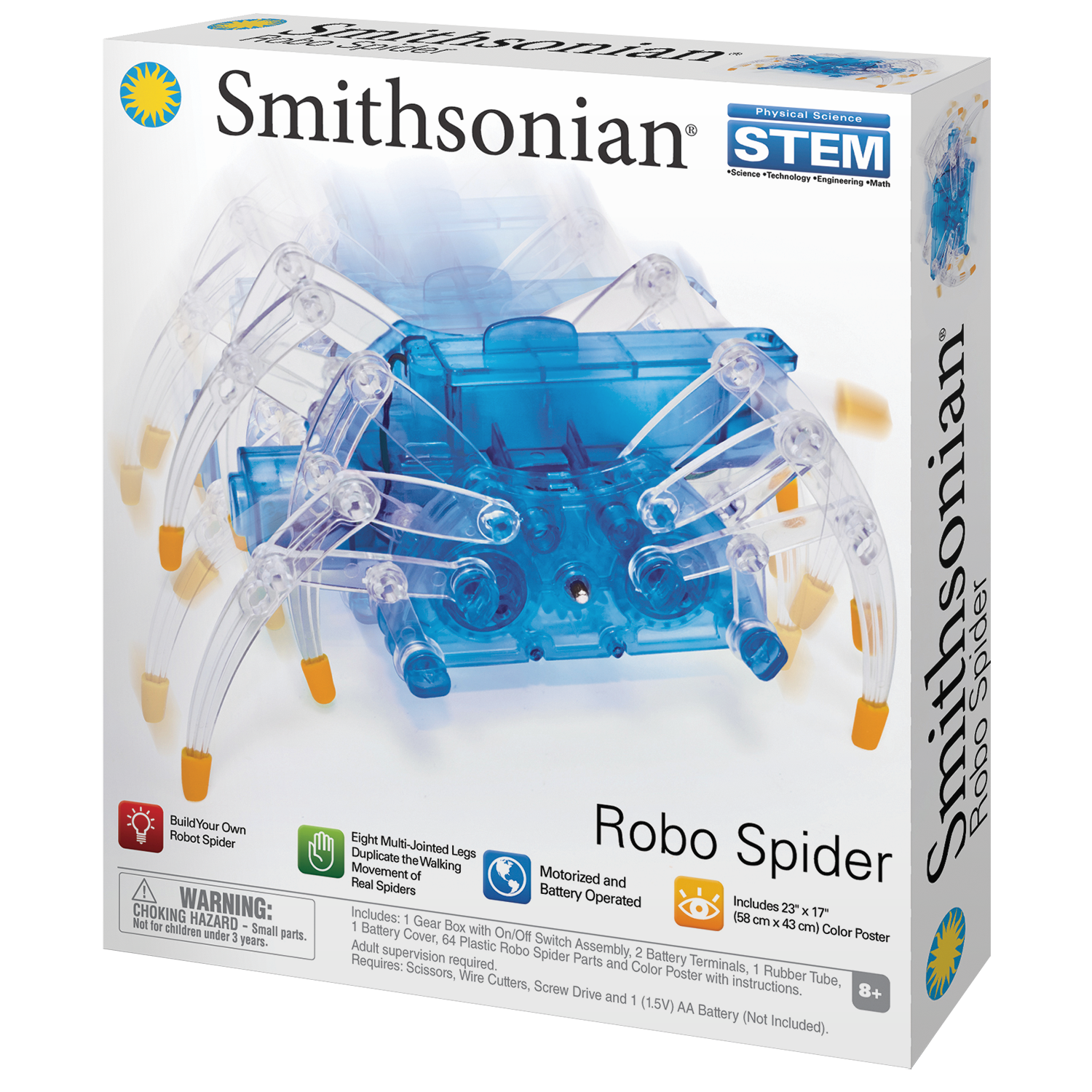 SMITHSONIAN - robo spider - ToysGamesPuzzles
