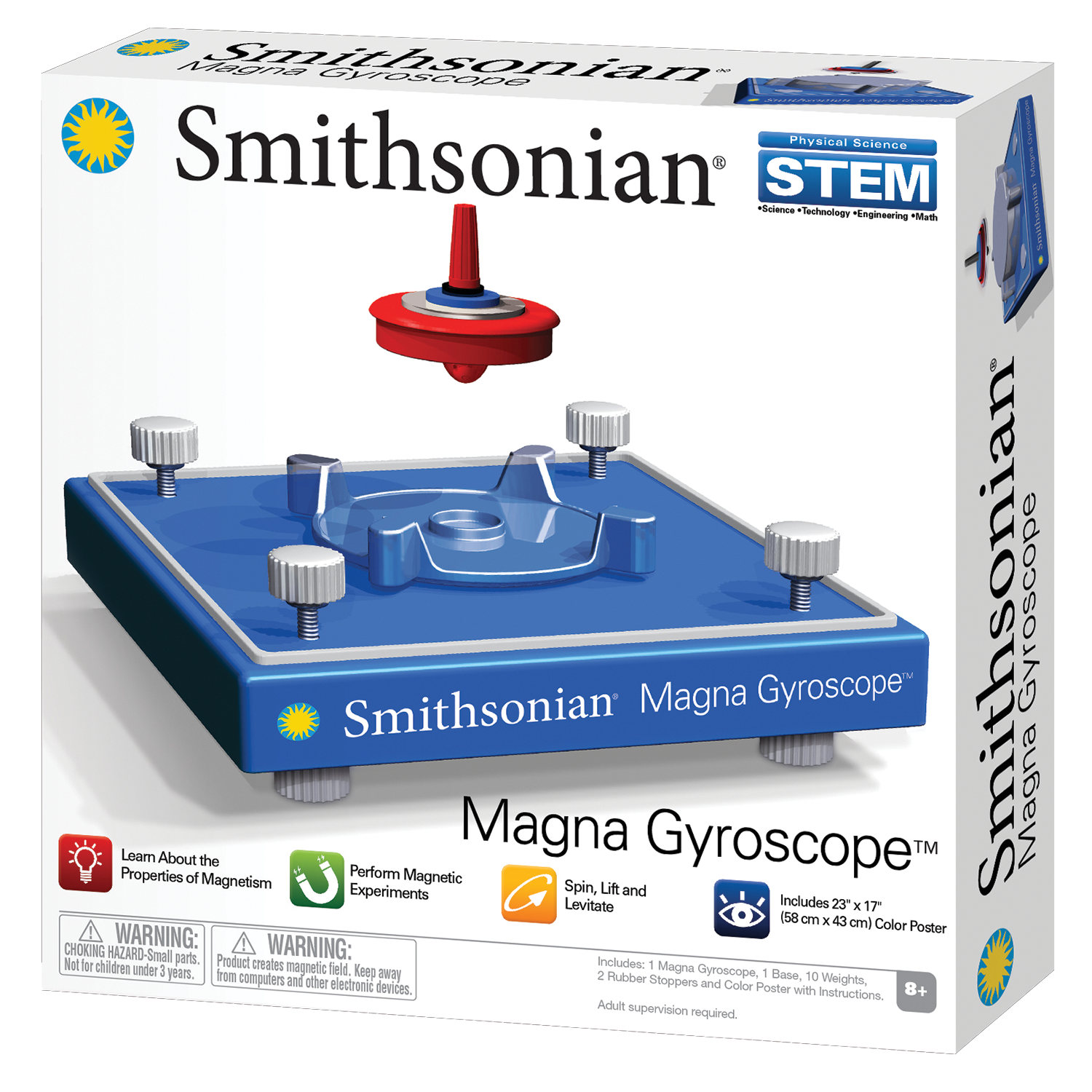 SMITHSONIAN - magna gyroscope - ToysGamesPuzzles