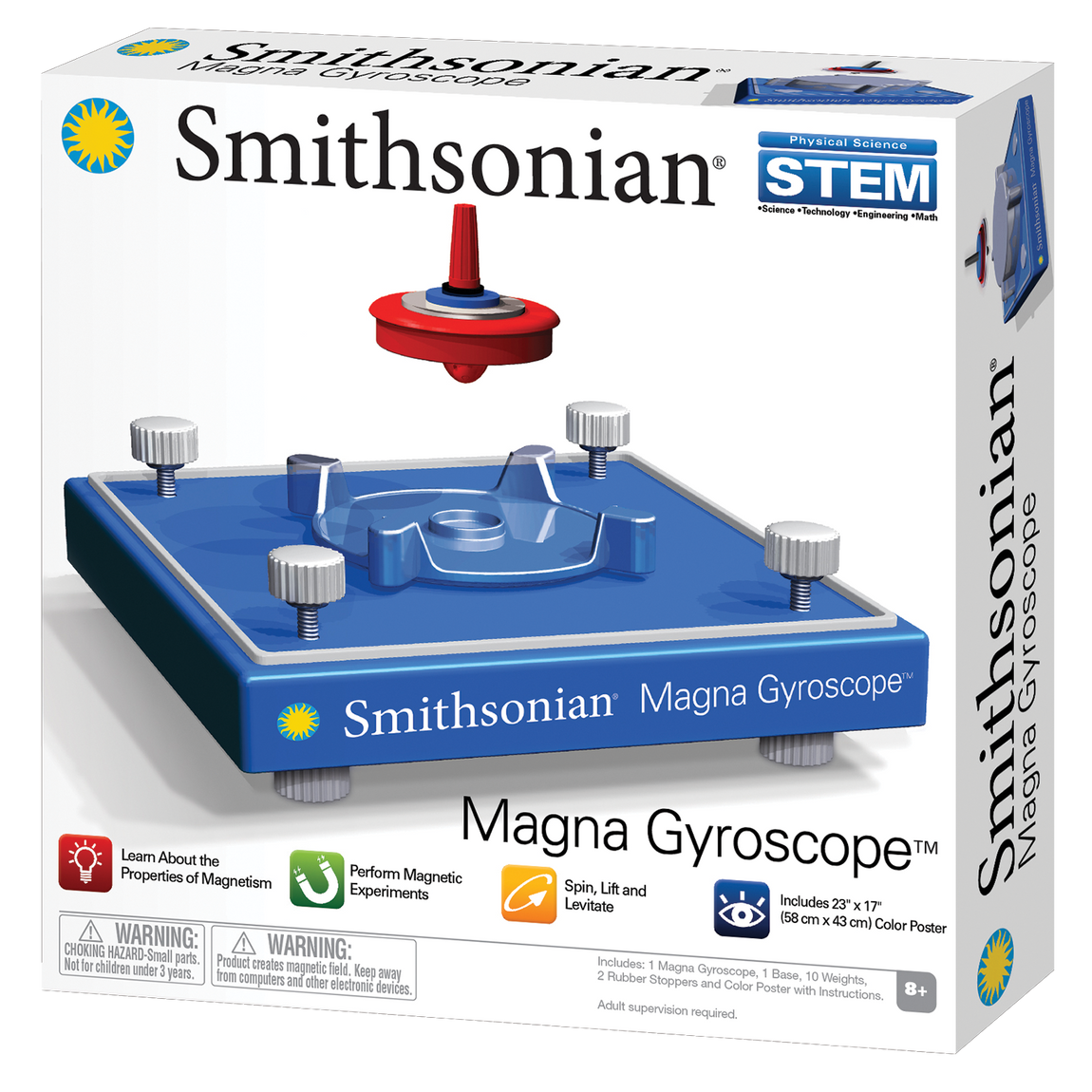 SMITHSONIAN - magna gyroscope - ToysGamesPuzzles